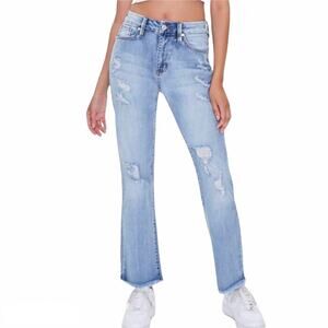 Forever 21 straight leg curvy jeans